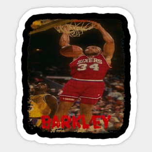 Charles Barkley Vintage Sticker